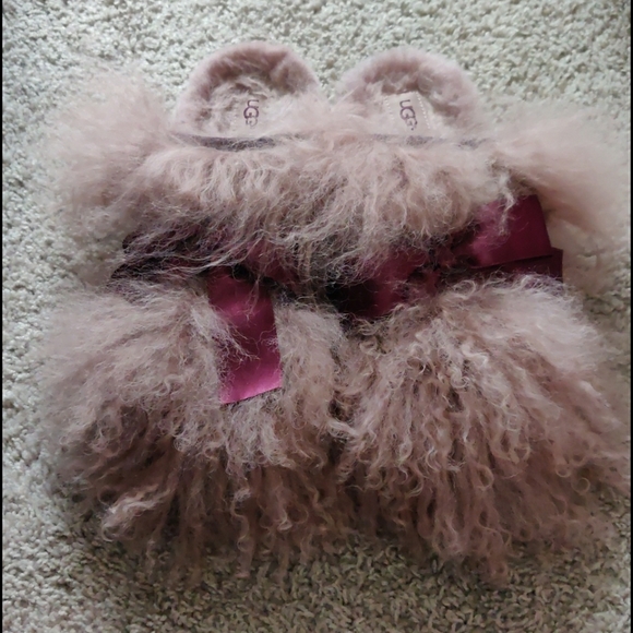 Ugg Mongolian fluff coquette slippers - Picture 1 of 4